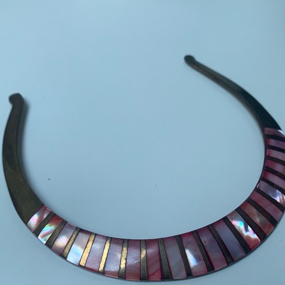 💖 SALE TODAY ONLY Vintage mother of pearl choker - Picture 6 of 8